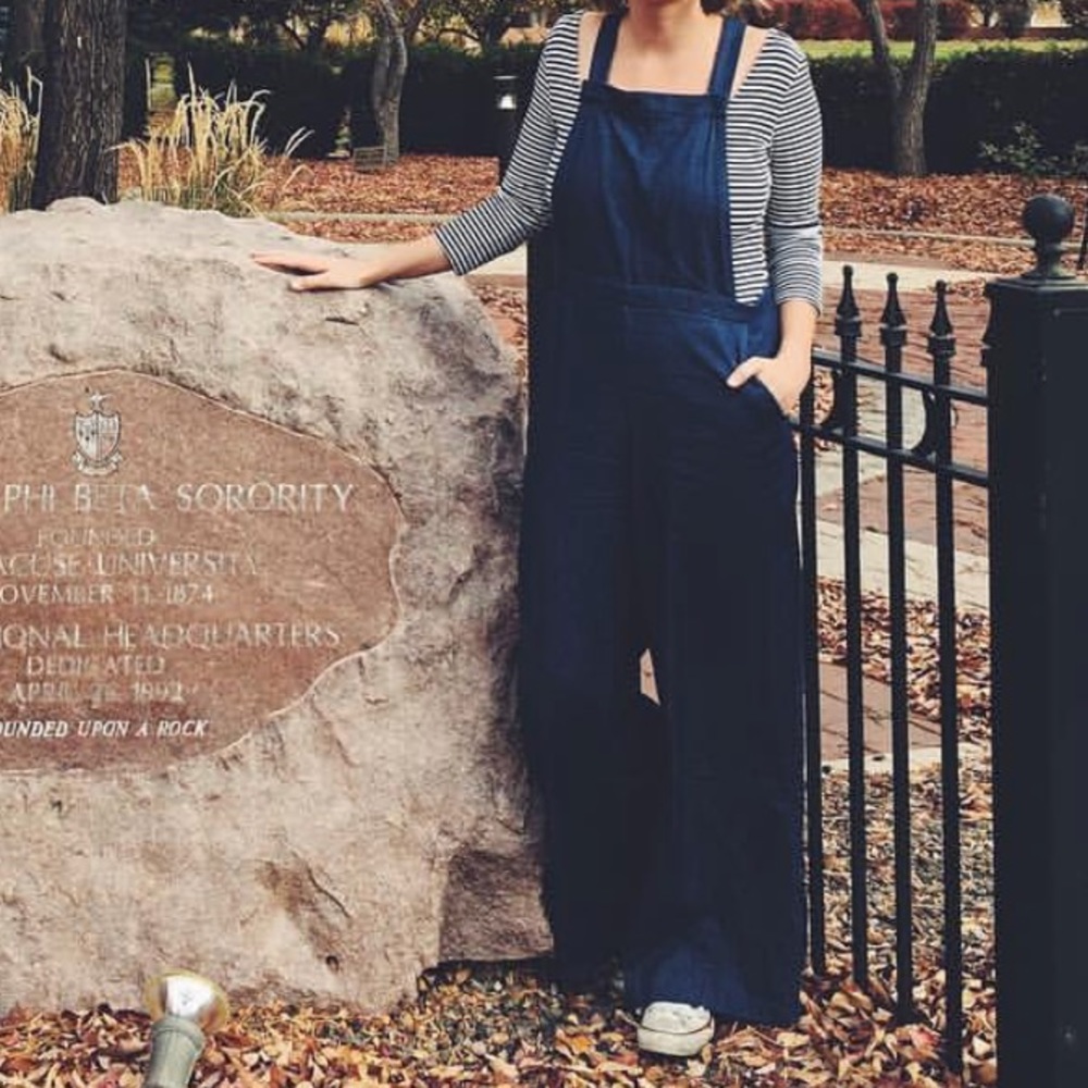 Dark Chambray Jumpsuit